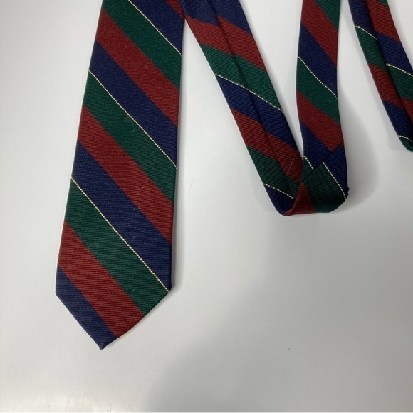 Jacobs Roberts Ltd striped wool tie - Picture 2 of 5